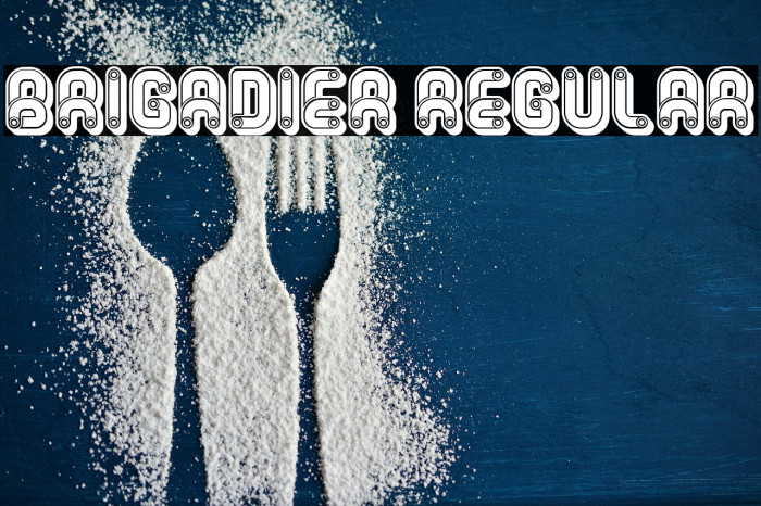 Brigadier Regular Example 2