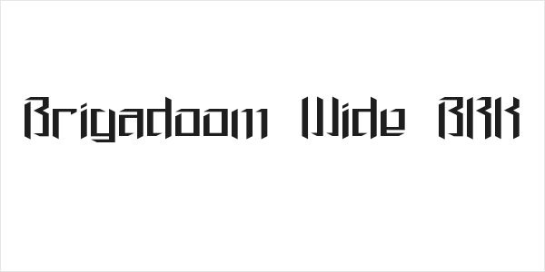 Brigadoom Wide BRK Logo