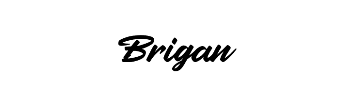 Brigan  les polices de caractères gratuit tlcharger