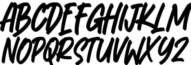 Brigantia Font UPPERCASE