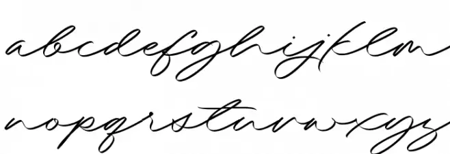 Brigend Signature Caratteri MINUSCOLO