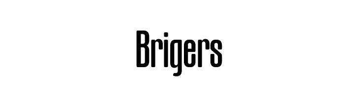 Brigers  Frei Schriftart Herunterladen