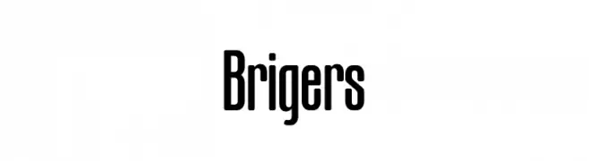 Brigers  Frei Schriftart Herunterladen