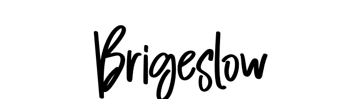 Brigeslow  les polices de caractères gratuit tlcharger