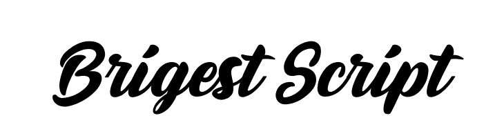 Brigest Script  नि: शुल्क फ़ॉन्ट्स डाउनलोड