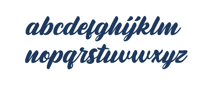 Brigest Script Lowercase