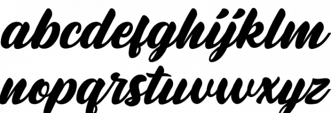 Brigest Script Polices MINUSCULES
