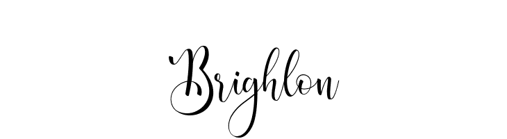 Brighlon  Скачать бесплатные шрифты