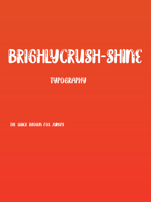 BrighlyCrush-Shine Poster