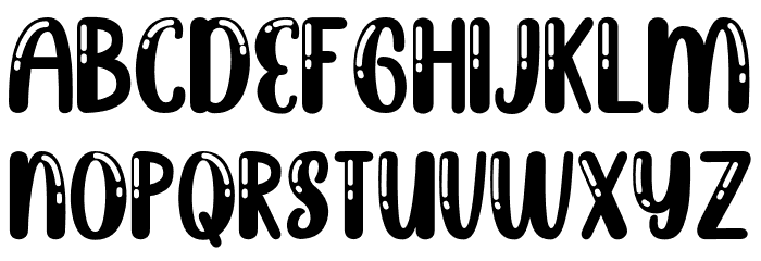 BrighlyCrush-Shine Font LOWERCASE
