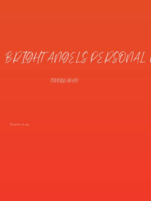 Bright Angels Personal use Poster