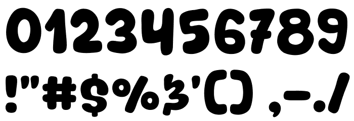 Bright Aura Font OTHER CHARS