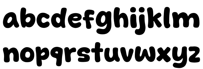 Bright Aura Font LOWERCASE