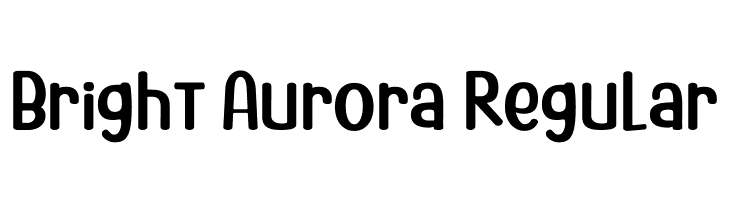 Bright Aurora Regular  les polices de caractères gratuit tlcharger