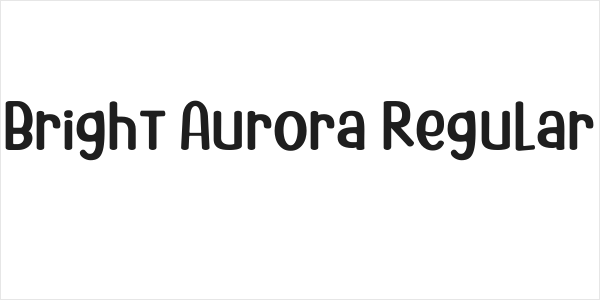 Bright Aurora Regular Logo