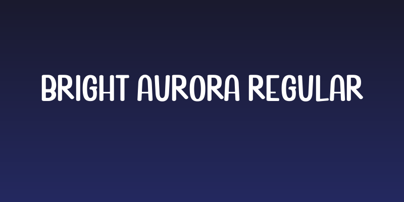 Bright Aurora Regular Social Header