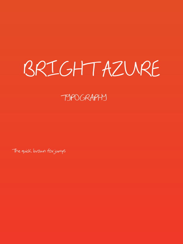 Bright Azure Poster