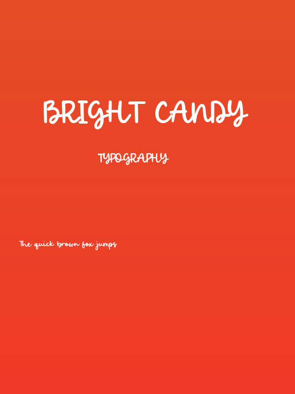 Bright Candy Poster