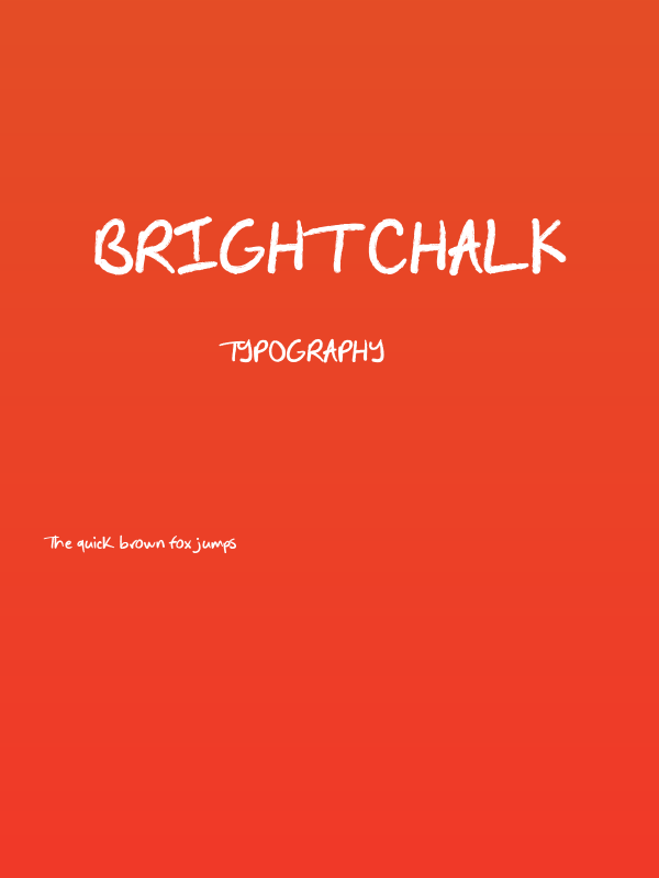 Bright Chalk Poster