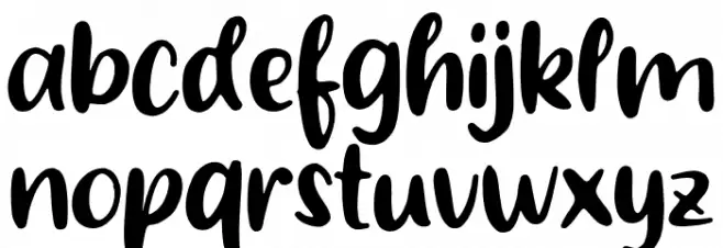 Bright City Caratteri MINUSCOLO