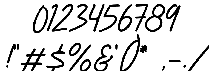 Bright Clones DEMO Font OTHER CHARS