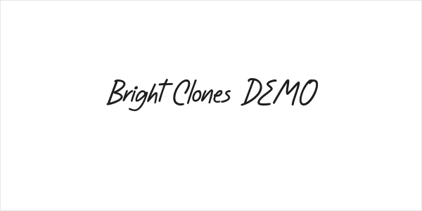 Bright Clones DEMO Logo