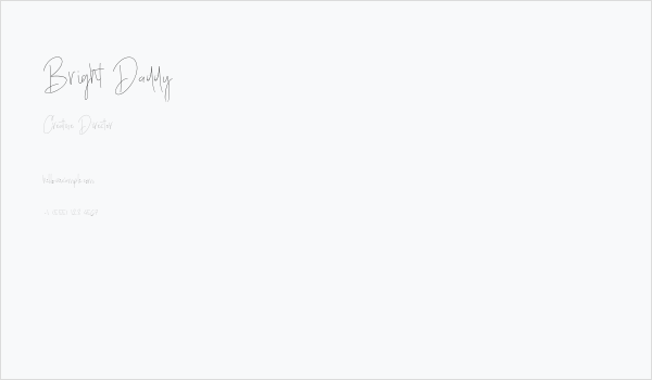 Bright Daddy Business Card