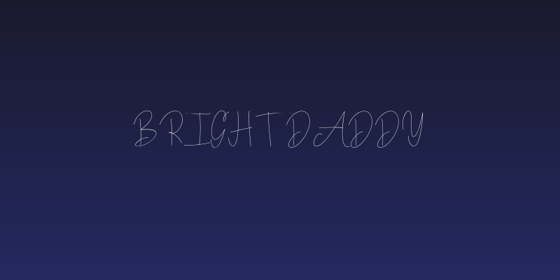 Bright Daddy Social Header