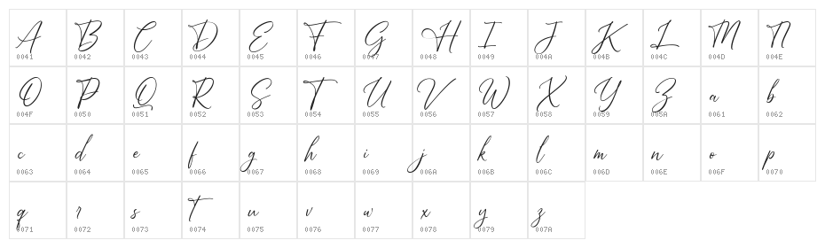 Bright Daily FREE Character Map