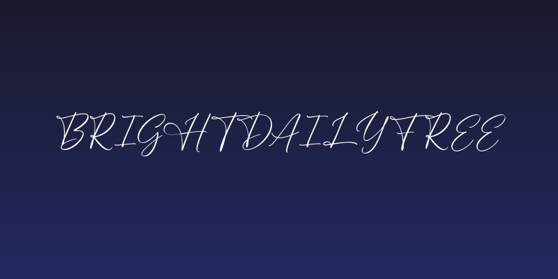 Bright Daily FREE Social Header