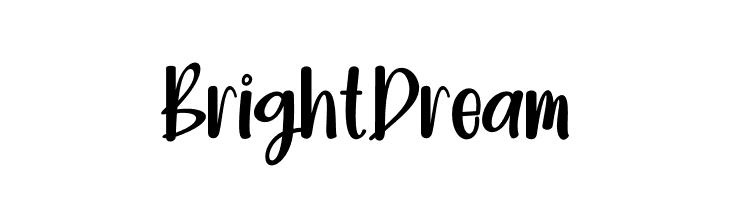 Bright Dream  font caratteri gratis