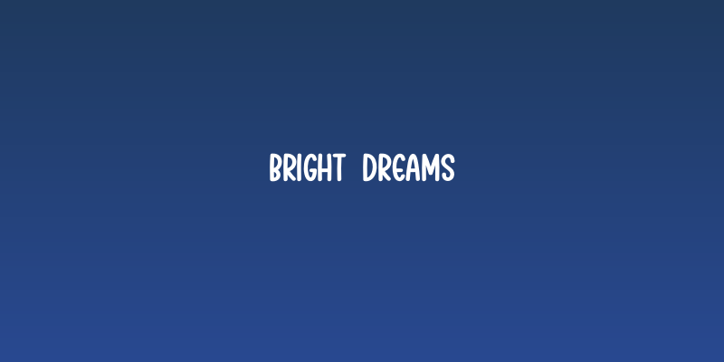 Bright  Dreams Social Header