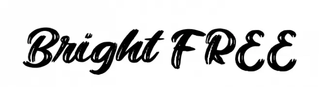 Bright FREE  Frei Schriftart Herunterladen