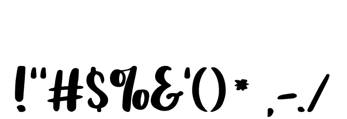 Bright Fairy Font OTHER CHARS
