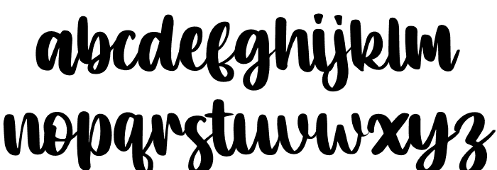 Bright Fairy Font LOWERCASE