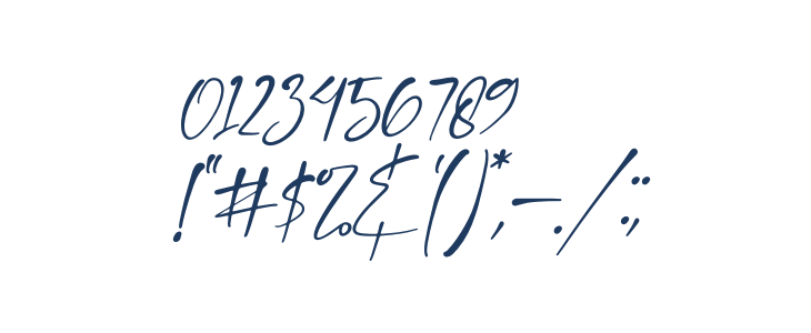 Bright Fresh Italic Other Characters