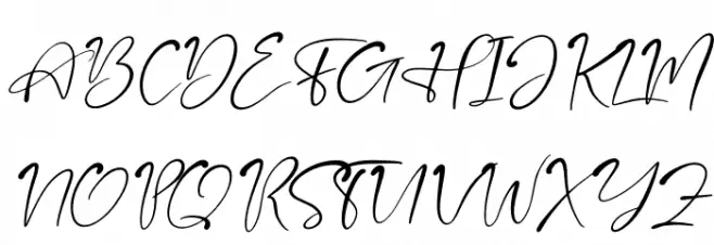 Bright Fresh Italic Fuentes MAYÚSCULAS
