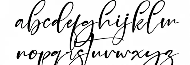 Bright Fresh Italic फ़ॉन्ट लोअरकेस