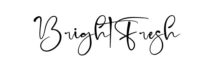 Bright Fresh  नि: शुल्क फ़ॉन्ट्स डाउनलोड