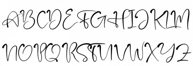 Bright Fresh Шрифта ВЕРХНИЙ