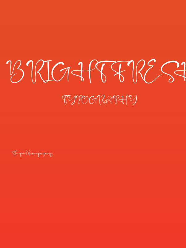 Bright Fresh Poster