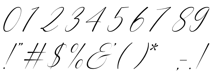 Bright Future Font OTHER CHARS