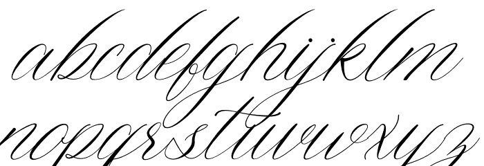 Bright Future Font LOWERCASE