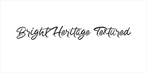 Bright Heritage Textured Logo