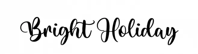Bright Holiday  Descarca Fonturi Gratis