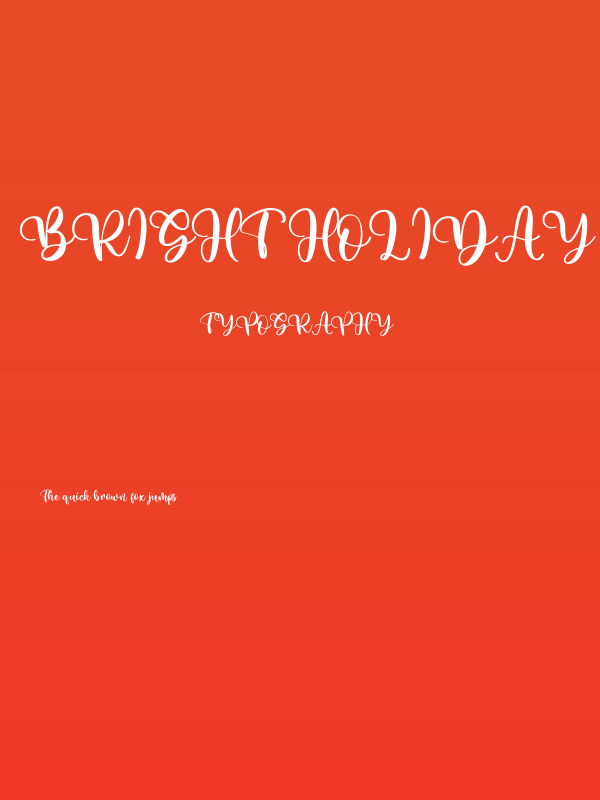 Bright Holiday Poster