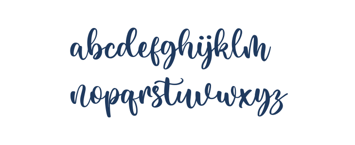 Bright Holiday Lowercase