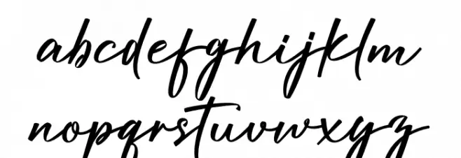 Bright Hunter 字体 小写