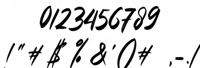 Bright Lantern Font OTHER CHARS