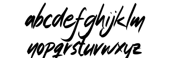 Bright Lantern フォント 小文字